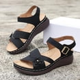 thumbnail image 4 of Women's Comfortable Summer Sandals - Open Toe Walking Shoes for Beach Vacation Dressy, 4 of 13