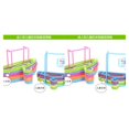thumbnail image 3 of Injueey El soporte de PP para perchas de ropa organiza el armario con facilidad y práctico almacenamiento de perchas de ropa rosa 2Conjunto, 3 of 4