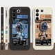 thumbnail image 2 of Case For VIVO S5 S6 S7 S9 S10 S15 S16 S16E T1 V15 V20 V23 PRO 5G Simple Liquid Silicone Case Stylish Luxurious Space Astronauts, 2 of 5