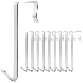 White Metal Home Over The Door Wreath Hanger 12 By Super Z Outlet
