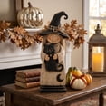 thumbnail image 3 of Halloween Witch Figurine, Vintage Wooden Witch Decor, Halloween Decorations Indoor, Rustic Farmhouse Mantel Decor for Bookshelf Tray Fall Retro Statues Gifts, 3 of 5