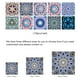 thumbnail image 5 of Azulejo de pared Vinilo Flor Etiqueta de pared Mural Calcomanía para azulejos Etiqueta autoadhesiva impermeable para azulejos, MZ-2-101, Grande seitruly HA002473-123, 5 of 6