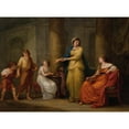 thumbnail image 3 of Angelica Kauffmann 14x11 Black Modern Framed Museum Art Print Titled - Cornelia, Mother of the Gracchi (1788), 3 of 5