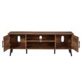 thumbnail image 4 of Jomeed Mid Century Modern Wooden TV Entertainment Console with Shelf, 4 of 12