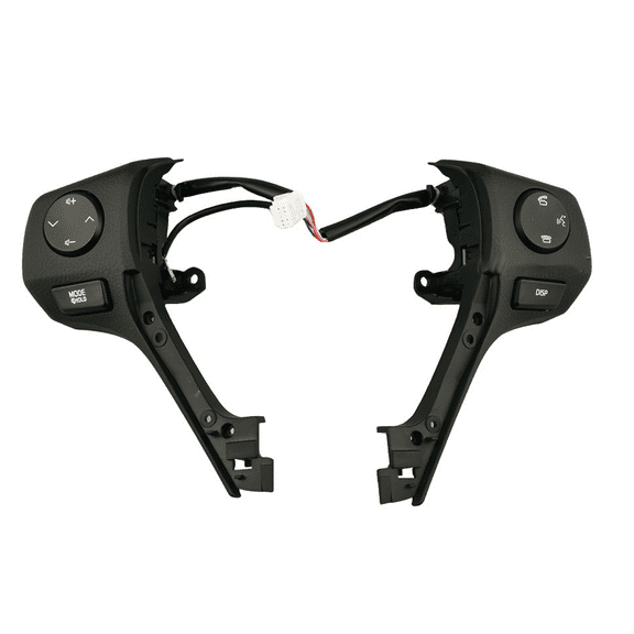 Replacement Steering Wheel Control Buttons For Toyota RAV4 2014-2018,Steering Pad Audio Cruise Remote Control Switch-black