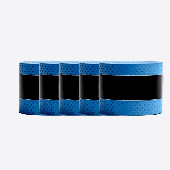5 Rolls Racket Grip Tape, Anti-Slip and Sweat Absorbing Polyurethane Wrap, Fishing Rod Handle Tape, Tennis Racket Overgrip, Reliable Equipment Winding Tape