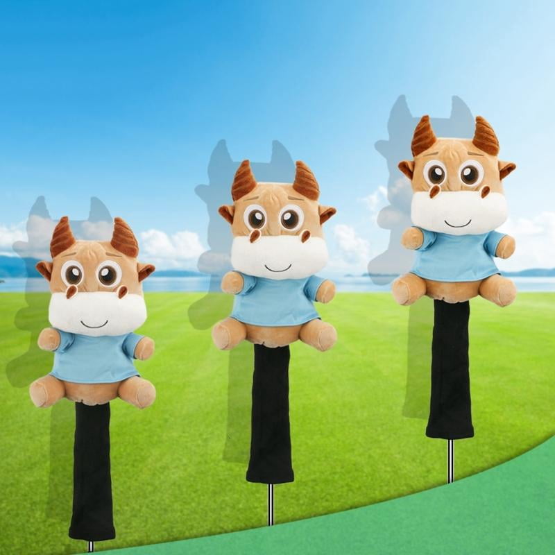 CEORPER Unique Bulldog Driver Headcover Funny Cartoon Dog Themed Golf Headcover