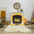 thumbnail image 5 of Mi Alma Solid Yellow Peel & Stick Vinyl Backsplash Tiles 5x5, 24 pcs, 5 of 10