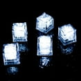 thumbnail image 2 of LED Ice Cube Shape Lights, MultiColor Liquid Sensor Glowing Light up Ice Cubes for Drinks Bar Party Wedding Decorations, 2 of 6