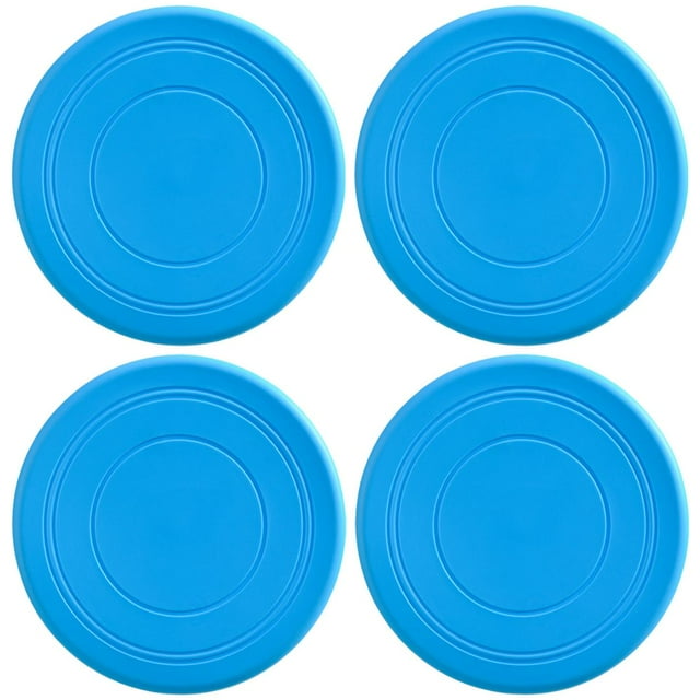 Frisbee con agarre cómodo FlyBixBlue 4 Piezas Discos voladores Silicona Ø18 cm Azul. VentDepot MXYBB-004
