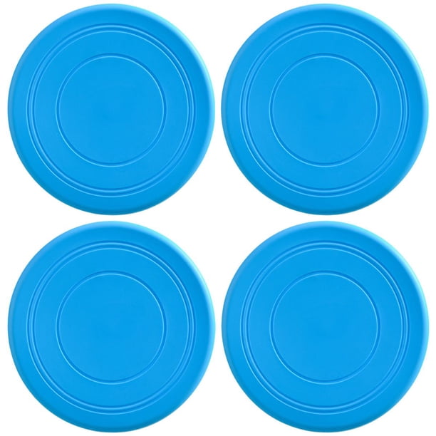 Frisbee con agarre cómodo FlyBixBlue 4 Piezas Discos voladores Silicona Ø18 cm Azul. VentDepot MXYBB-004