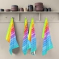 thumbnail image 5 of GZHJMY Dishcloth, Kitchen Towel, Kitchen Gifts for Restaurant, Kitchen, Party, Rainbow Striped, 5 of 7