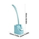 thumbnail image 3 of Artículos esenciales para dormitorios, suministros de limpieza, cepillo de inodoro con base, limpieza del hogar, baño, cepillo de inodoro, cepillo de limpieza de pelo suave, mango largo, cepillo de in, 3 of 6