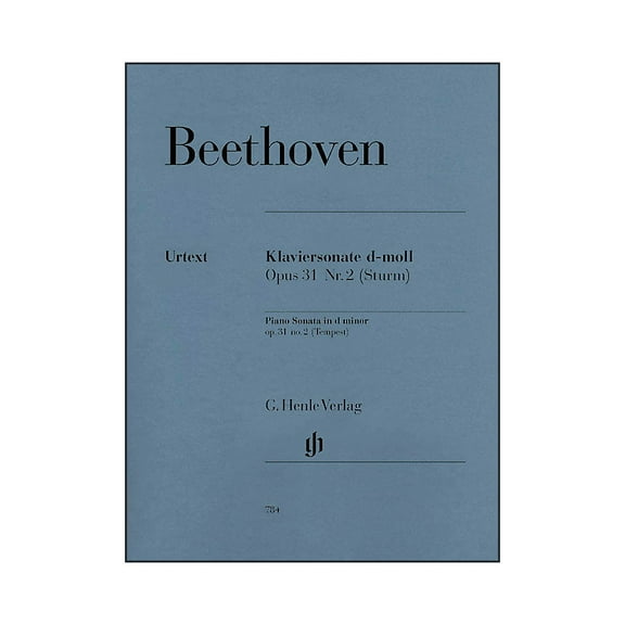 G. Henle Verlag Piano Sonata No. 17 in D Minor Op. 31 Tempest Sonata By Beethoven