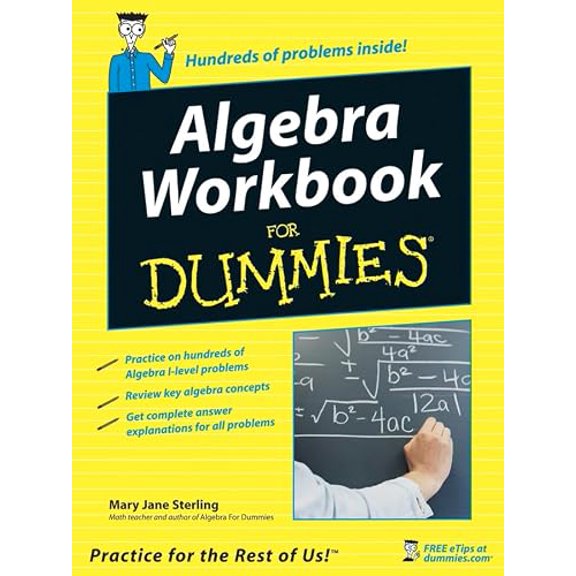 Pre-Owned Algebra Workbook for Dummies (Paperback) 0764584677 9780764584671
