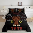 thumbnail image 2 of Castle Fairy Kids Teens Black Girl Queen Comforter Set,Old Fashion Bedding Comforter Set, 2 of 8