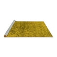 thumbnail image 2 of Ahgly Company Machine Washable Indoor Rectangle Oriental Yellow Industrial Area Rugs, 2' x 3', 2 of 4