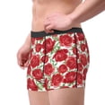 thumbnail image 3 of Wukai Rose Flowers Print Men’s Underwear Breathable Boxer Briefs,&nbsp;Moisture Wicking & Breathable-Small, 3 of 7