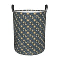 thumbnail image 1 of DouZhe Waterproof Collapsible Large Laundry Baskets, Cartoon Sun Stars Galaxy Prints Circular Hamper with Handles, 1 of 6