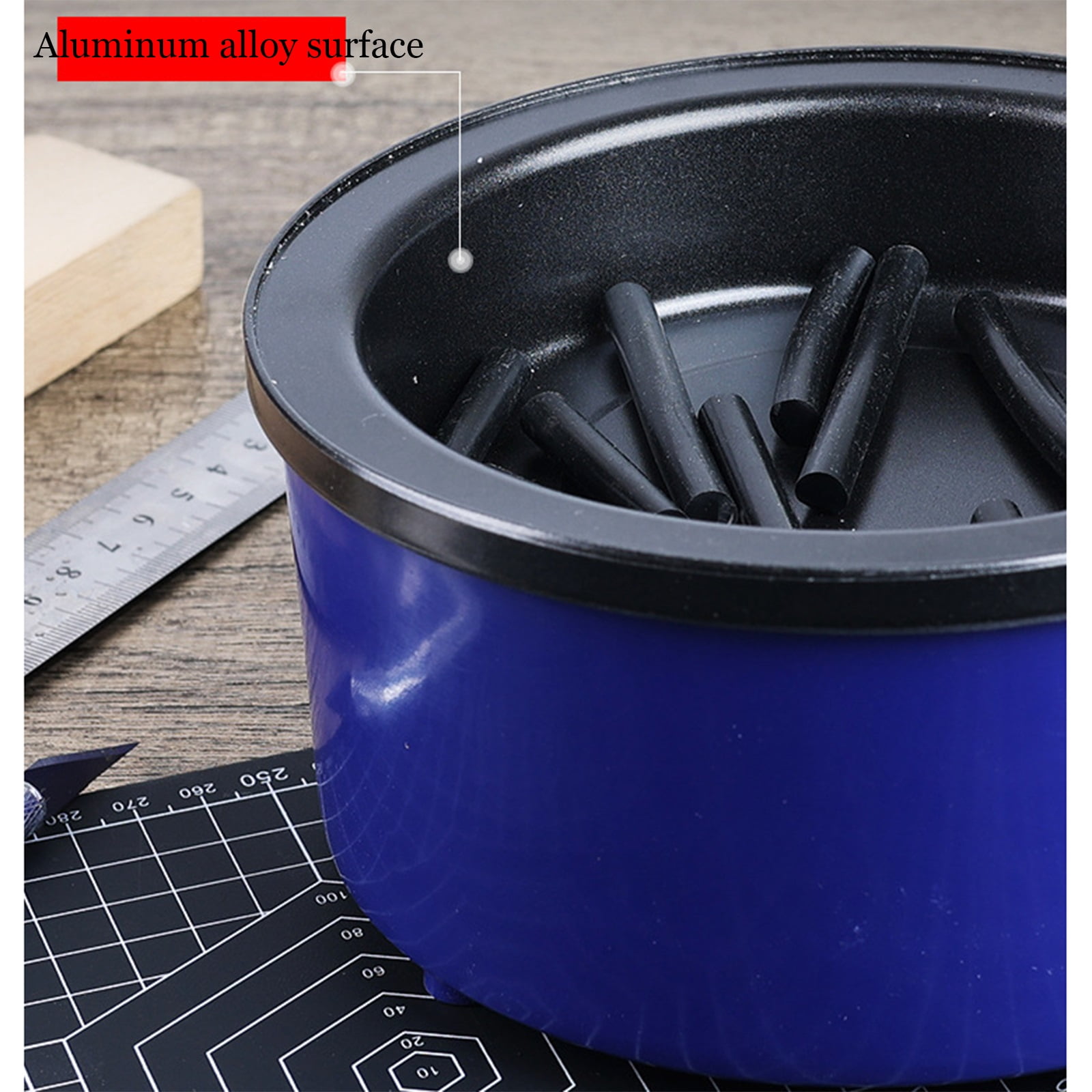 Hot Melt Glue Pot Ideal for Crafting Silk Floral Projects Dolls Wreaths And More Compact And Easy To Use Use with High Temp Glue Or Glue Chips