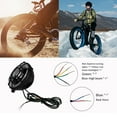 thumbnail image 3 of Electric fatbike headlights with high and low beam external headlights ebike, 3 of 9
