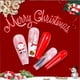 thumbnail image 4 of Pegatinas autoadhesivas para uñas, 12 diseños, ambiente navideño, muñeco de nieve, copo de nieve, Papá Noel, ciervo, Wapiti, 4 of 4