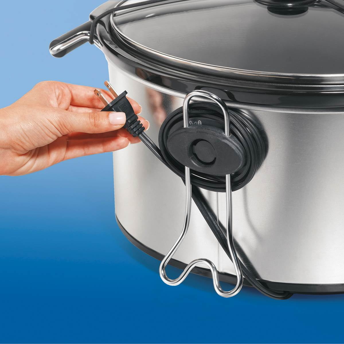 Best Buy: Hamilton Beach Entertainer 7-Quart Slow Cooker Stainless-Steel  33172