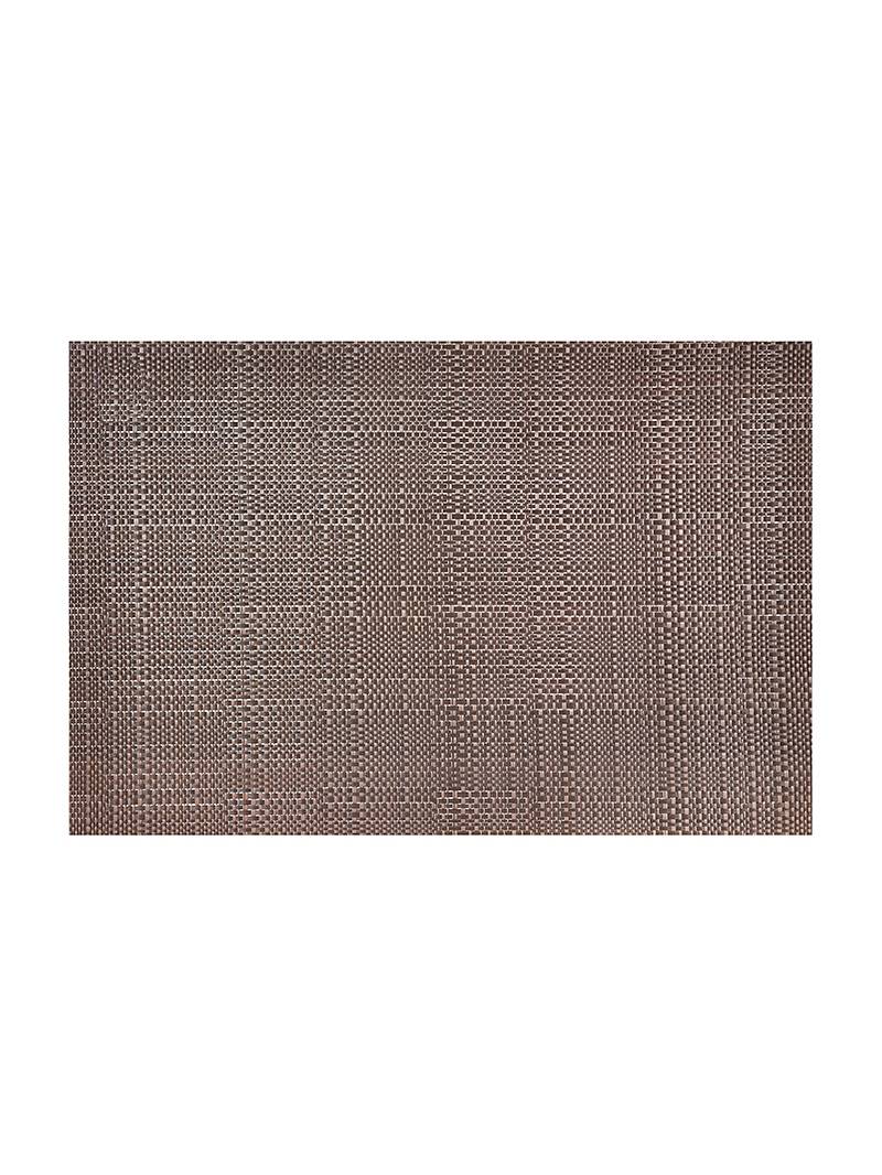 Set of 2 Trace Basketweave Vinyl Rectangular Placemat Wipes Clean 13