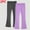 Wine-01, variant on Sentuca 2PC Girls Flare Leggings Cotton Bell Bottom with Elastic Waist Bootcut Yoga Pants for Toddler Clothes