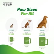 Paw Plunger – Dog Paw Cleaner - Puppy Essentials - Portable Dirty Paw Washer - Ideal for Petite, Small Dogs - Pink