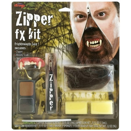 Deluxe FX Zipper Makeup Kits - Vampire Werewolf Zombie Devil