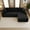 Black, variant on Convertible Sleeper Sofa Bed, Corduroy L Shape Sectional Couch,Small Corner Sectional Sofa Couches for Living Room,Black