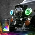 thumbnail image 3 of 4.5" Chrome RGB LED Harley Running Light XKchrome Bluetooth App Controlled Kit, 3 of 8