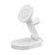 thumbnail image 1 of Cargador inalámbrico magnético plegable y seguro de 15 W para iPhone x/XR/XS/8 Plus blanco, 1 of 8