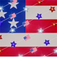 thumbnail image 3 of Ranliy 4Th of July Light, Red White Blue Led Star String Lights, 9.8Ft Patriotic Decorations with Remote Control, Independence Day Lights for Indoor/Outdoor, Memorial Day, Veterans Day, 3 of 8