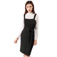 thumbnail image 1 of INSPIRE CHIC Robe Salopette à Bretelles avec Boutons Décoratifs pour Femmes, 1 of 6
