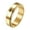 Gold, variant on Unisex 6mm Stainless Steel Simple Christian Cross Religion Rotatable Lucky Biker Ring Anxiety Fidget Band Prayer Faith Black Size 9