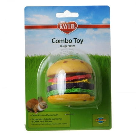 UPC: 0045125620412 | Kaytee Combo Toy – Burger Bites – 1 Pack