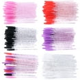 thumbnail image 3 of Disposable Silicone Gel Eyelash Brush Comb Mascara Wands Eye Lashes Extension Tool Professional Beauty Makeup Tool For Women Pink 50pcs, 3 of 5