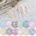 thumbnail image 5 of Namotu Nail Art Glitter lentejuelas gruesas copos de sirena iridiscentes puntas ultrafinas coloridas lentejuelas mixtas para el cabello, 5 of 5