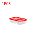 thumbnail image 1 of 1-4pcs PP Microwave Lunch Box Reusable Dinnerware Food Storage Container School Office Portable Bento Box Lunch Case Red 1PC, 1 of 6