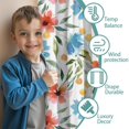 thumbnail image 3 of Blackout Kids Curtains,Pioneer Flower Floral Print Pattern Childrens Insulated Curtains Set Of 2,Bedroom Essentials,Toddler Room Decor 52"x63", 3 of 5