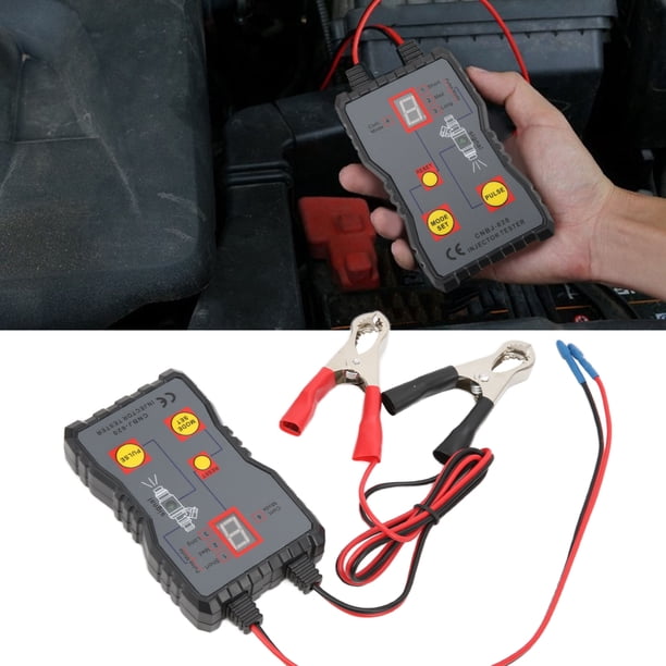 Probador de Inyectores, Professional de Mano 4 Modos de Pulso Probador de Inyectores de combustible para garaje para reparación de automóviles para el taller de automóviles