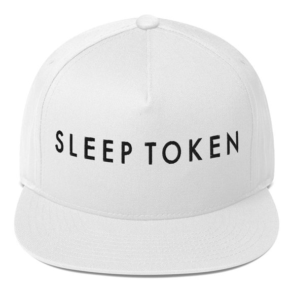 Sleep Token - Logo White Snapback Hat