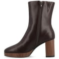 thumbnail image 3 of Journee Womens Romer Platform Almond Toe Booties, Widths Available, 3 of 10
