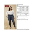 thumbnail image 4 of Levi Strauss Signature Women's and Women's Plus High Rise Skinny Jeans, Inseams: Short, Regular and Long, Sizes 2-28, 4 of 4