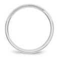 thumbnail image 2 of 14K White Gold 3mm Bevel Edge Comfort Fit Band Ring Size 5, 2 of 7