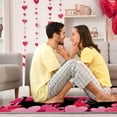 thumbnail image 6 of Welcome Valentines Day Black Cat Kitchen Rugs Set of 2, Pink Love Hearts Kitchen Mats Decor Pet Lover Gifts, Anniversary Wedding Floor Door Mat Home Decorations - 17x29 and 17x47 Inch, 6 of 6