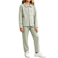 thumbnail image 7 of Lovzfmll Loungewear Set for Boys & Girls, Plaid Fleece Top & Pants, Cozy Home Wear for Toddler, 1-2 Years, 7 of 7