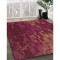 thumbnail image 2 of Ahgly Company Indoor Square Patterned Grapefruit Red Area Rugs, 6' Square, 2 of 6